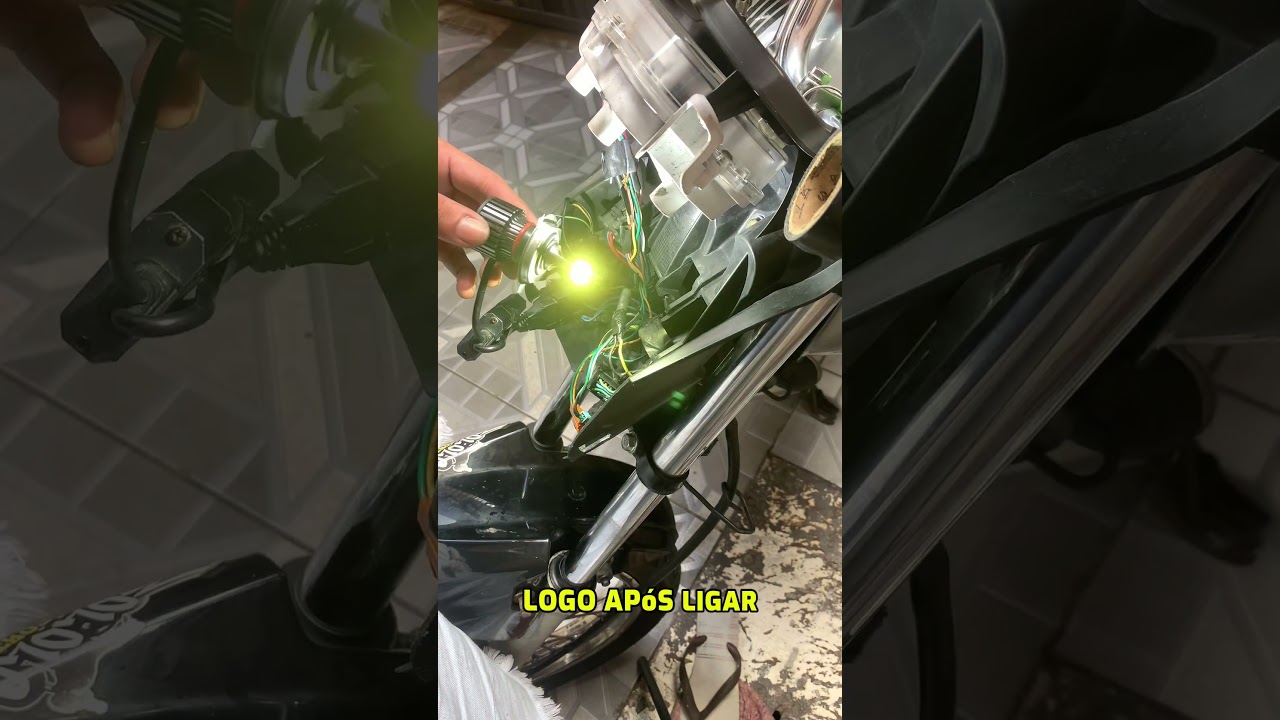 APRENDAM AGORA, COMO COLOCAR O LED + POS CHAVE NA SUA CG 160!!! #aprender #explore #titan #viral