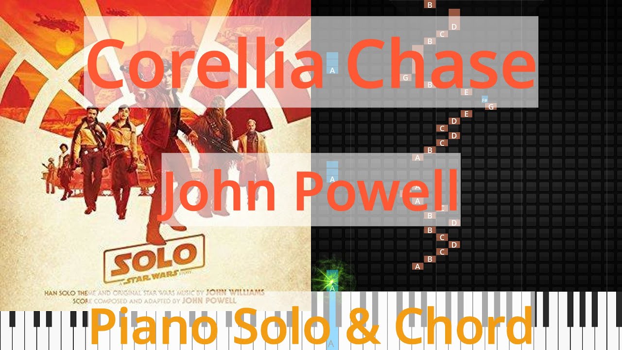 🎹Solo & Chord, Corellia Chase, John Powell, Synthesia Piano