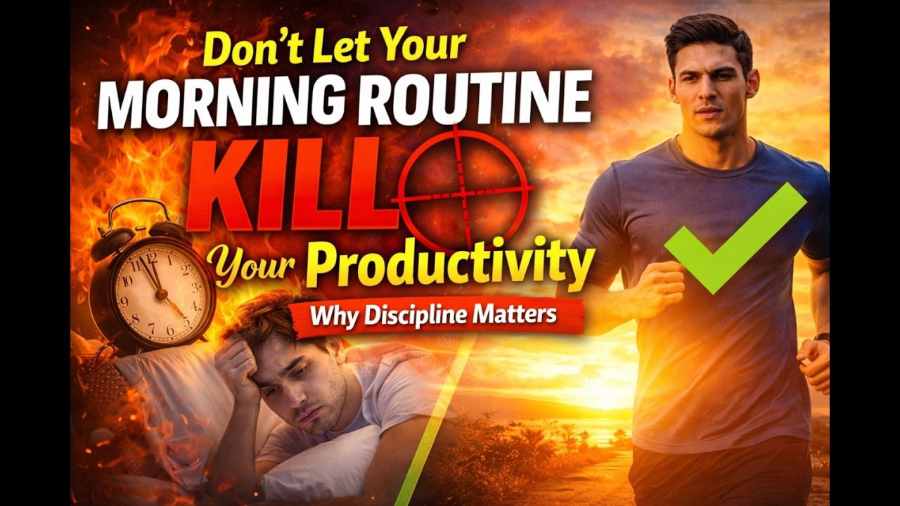 Don't Let Your Morning Routine KILL Your Productivity Why Discipline Matters||Brian Tracy||