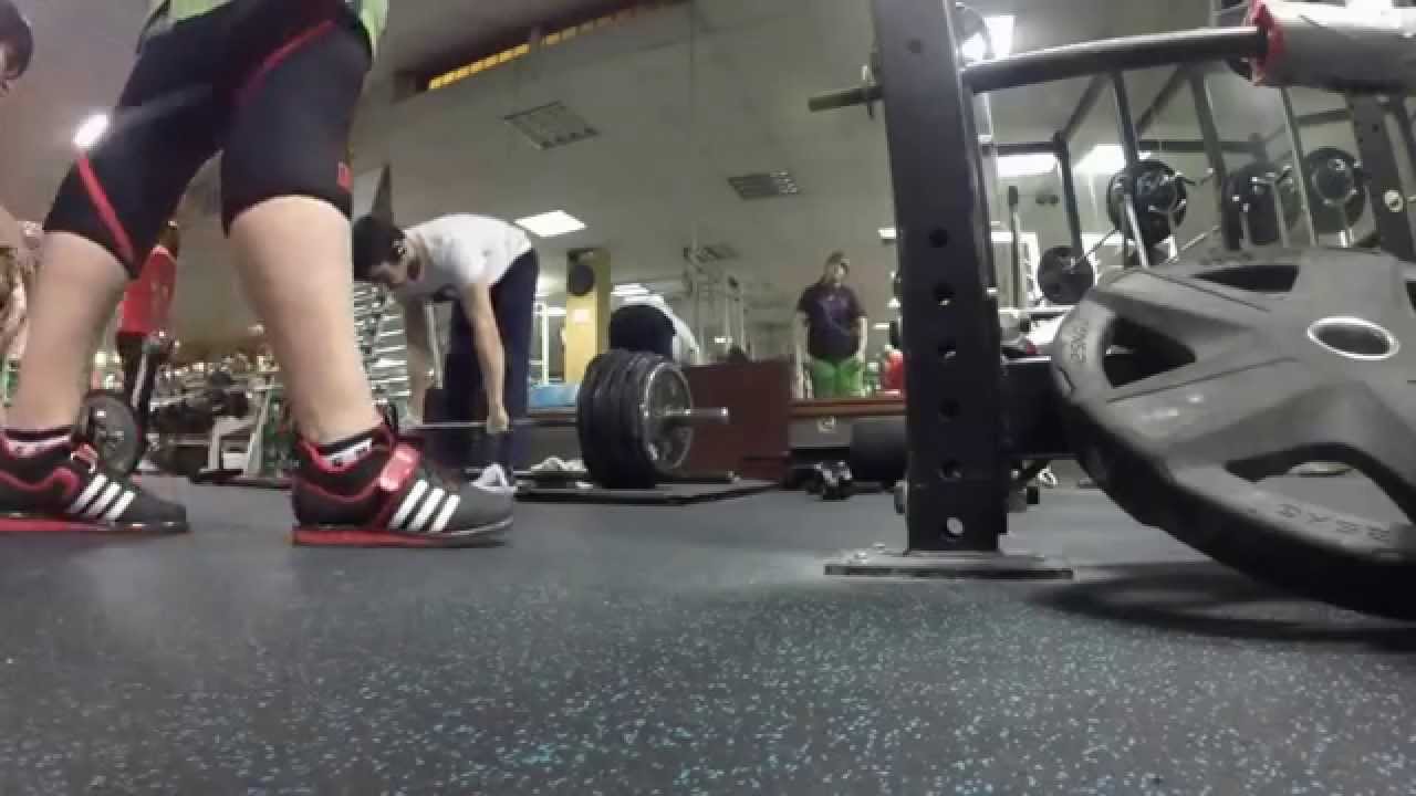 Deadlift 200kg testing speed