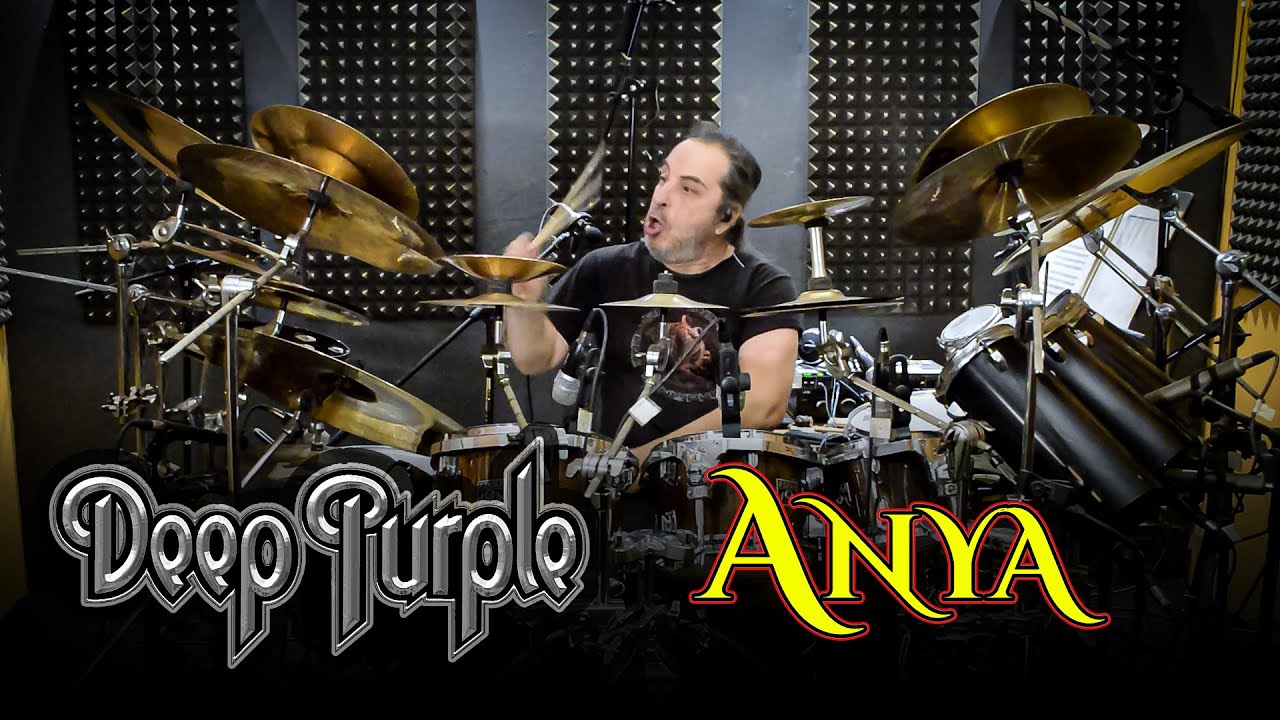 DEEP PUPLE Anya drum cover by stamatis kekes