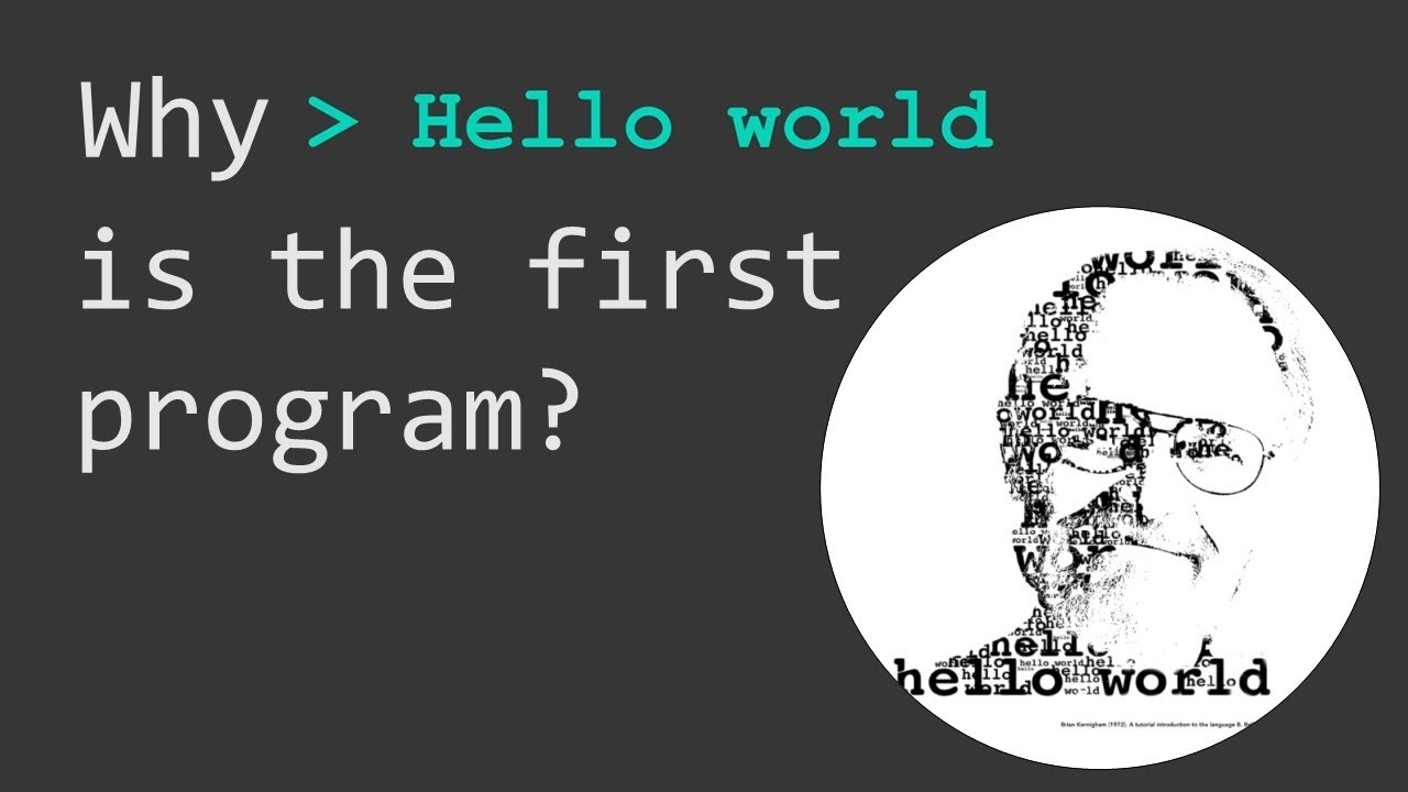 Почему &laquo;Hello, World!&raquo; &mdash; первая программа? | Краткая история