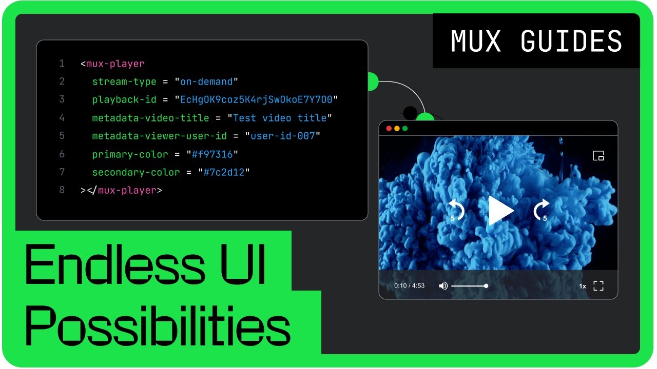 How to customize Mux Player and make it your own