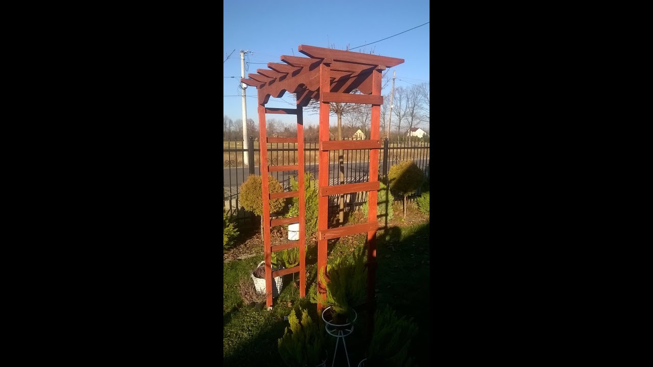Jak zrobić pergolę za 30 zł (video) How to build a pergola for 10 USD