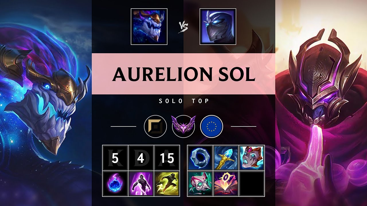 Aurelion Sol Top vs Shen - EUW Master Patch 25.12