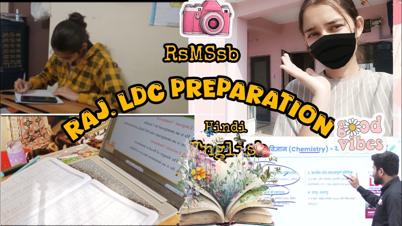 Rajasthan LDC Exam Preparation 🥰| Study With Me. #ldc 
