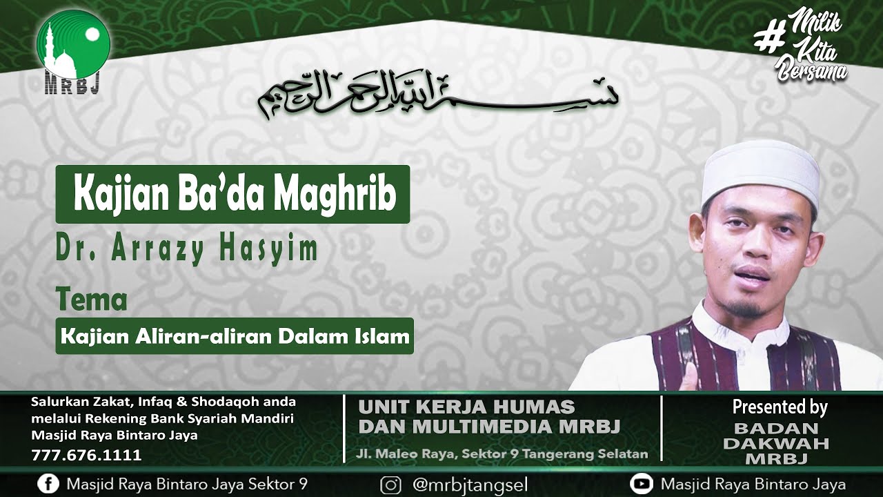 Dr. Arrazy Hasyim, MA - 