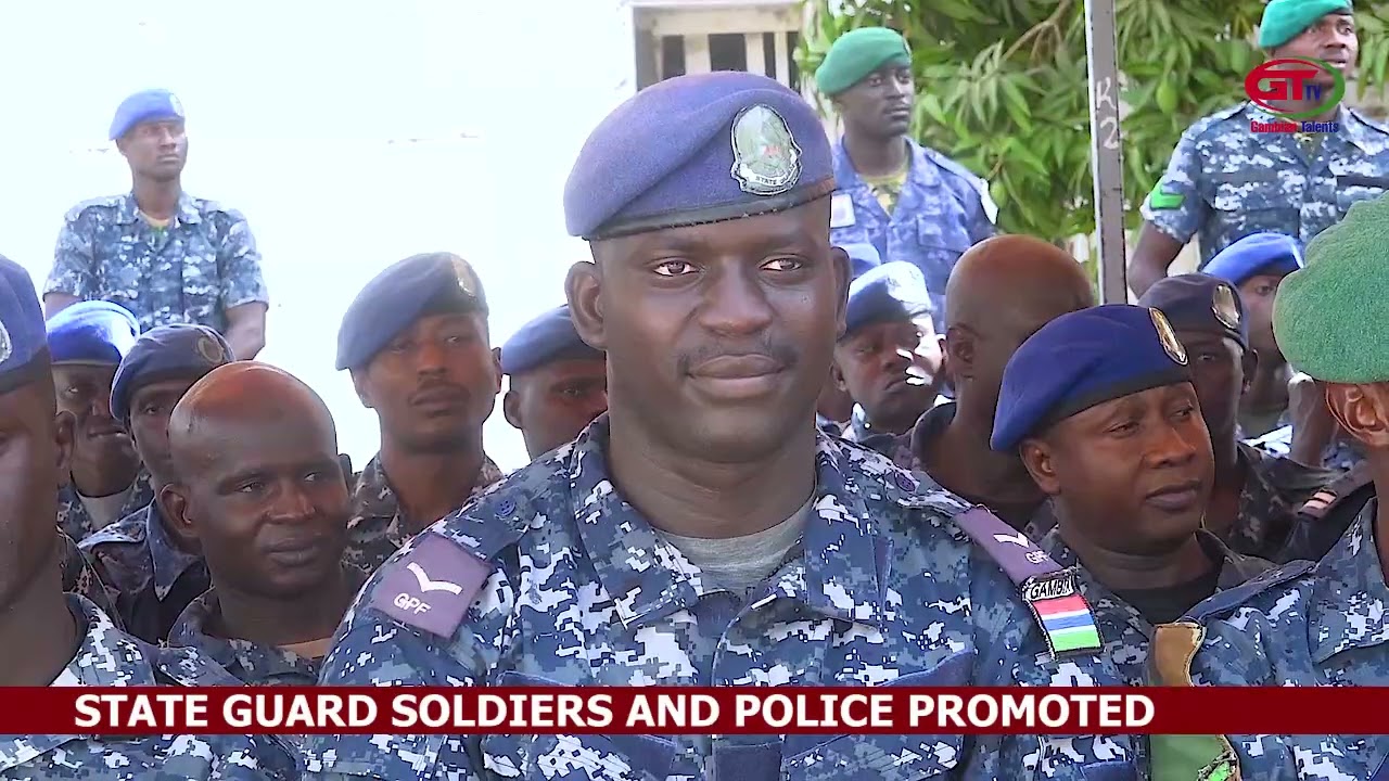 STATE GUARD SOLDIERS & POLICE PROMOTED