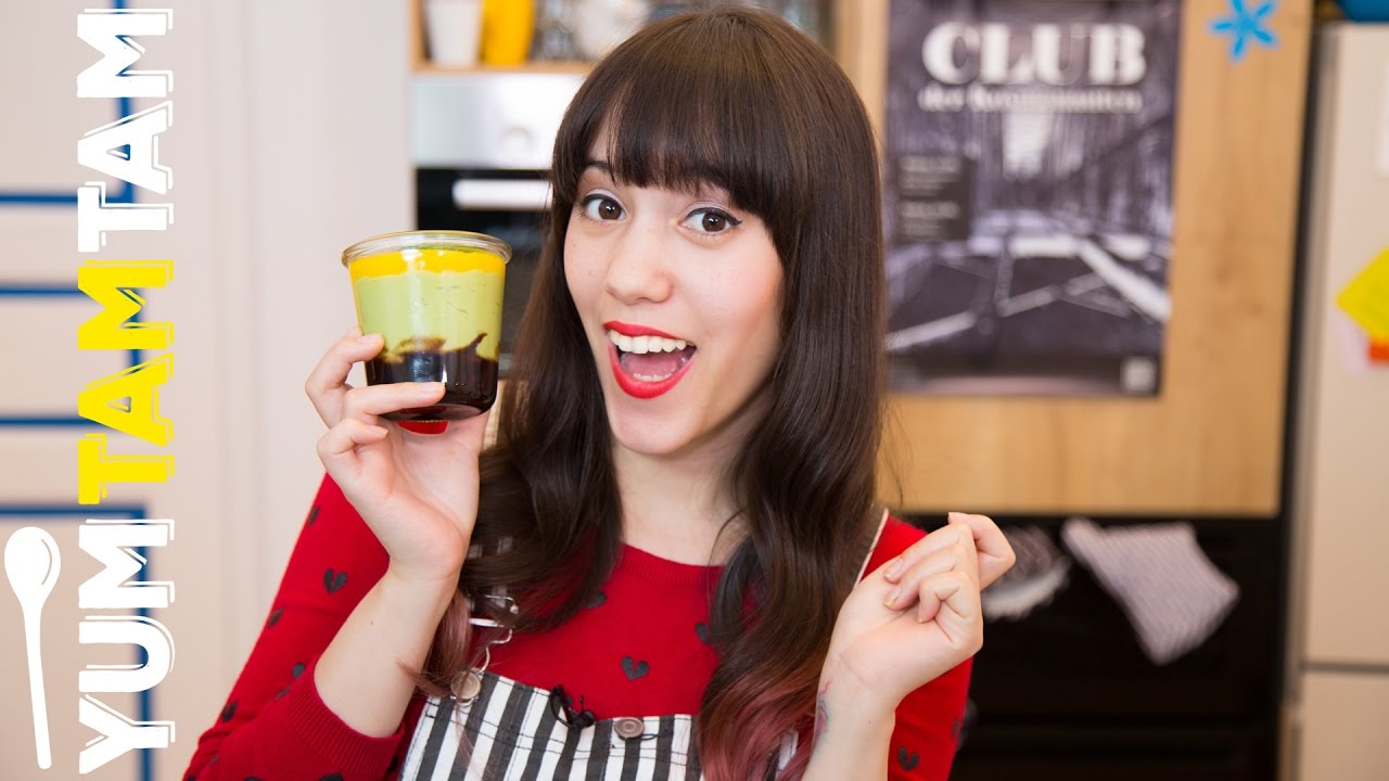 Avocado Dessert // Süße Avocado-Creme mit Mango und Schokolade // #yumtamtam