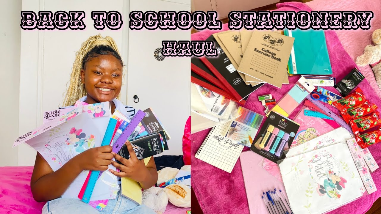 Back to school stationery haul 2026||South african youtuber 