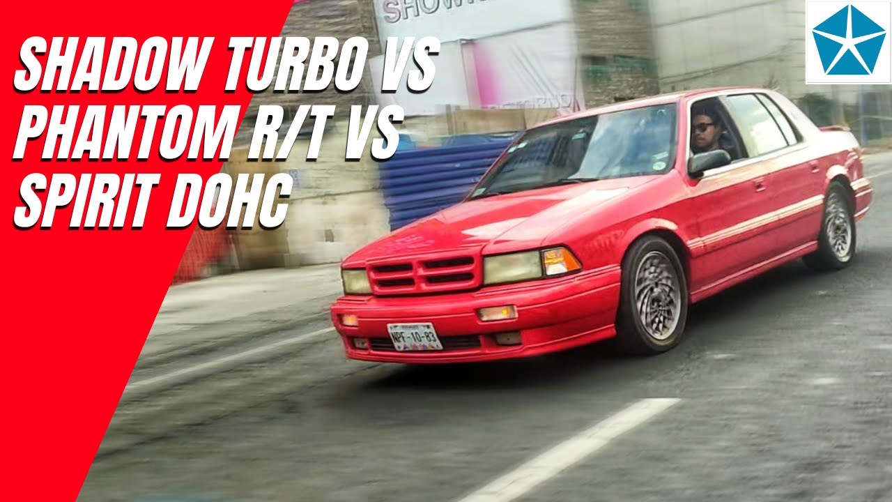 Shadow Turbo vs Spirit DOHC vs Phantom R/T en pista.
