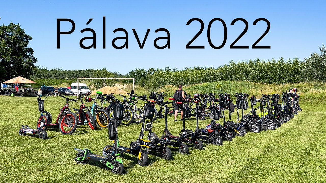 Sraz Pálava - 80 koloběžek a boží jízda cestou necestou 🍷🛴