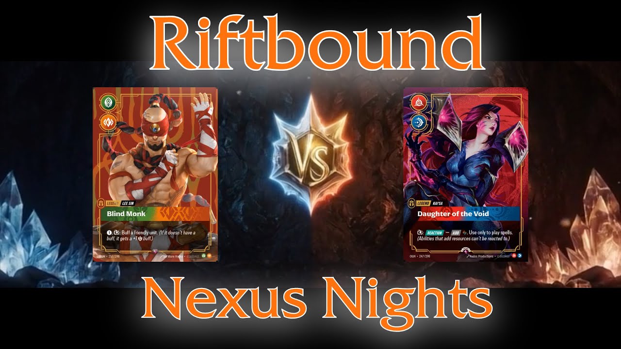 Riftbound Nexus Nights || EPISODE 1 || Lee Sin VS Kai'Sa || Game-O-Storus