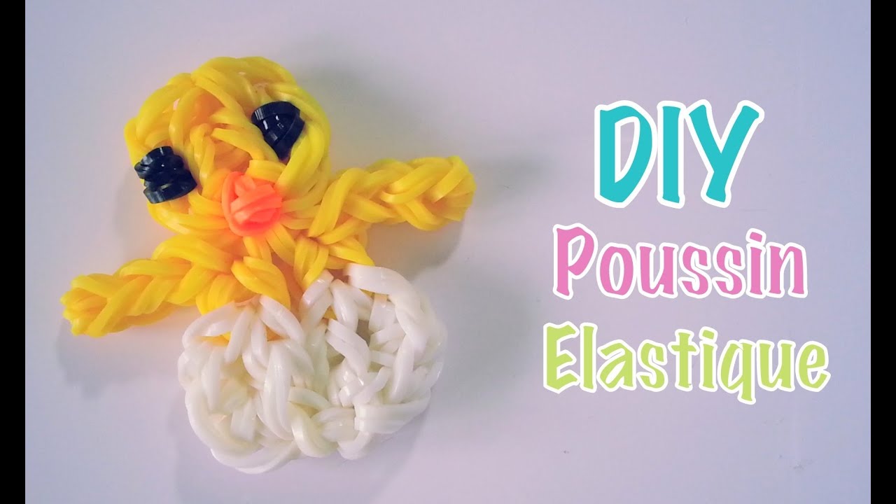 Comment faire un poussin avec des élastiques sans machine