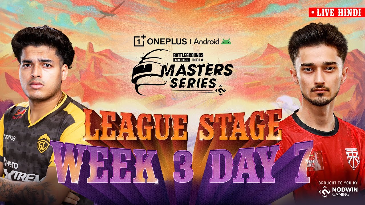 [HINDI] 2025 OnePlus Android BGMS Season 4 | League Week 3 - Day 7