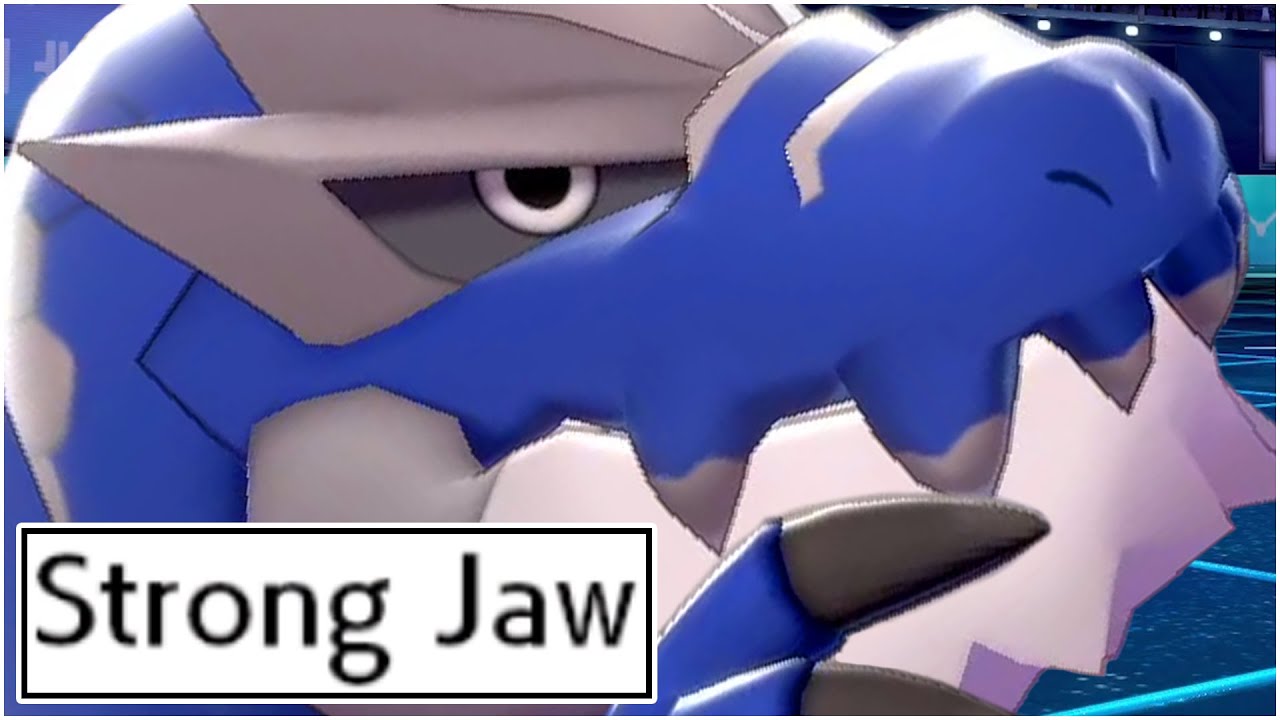FULL STRONG JAW ABILITY POKEMON TEAM ! ( All Strong Jaw Moves )