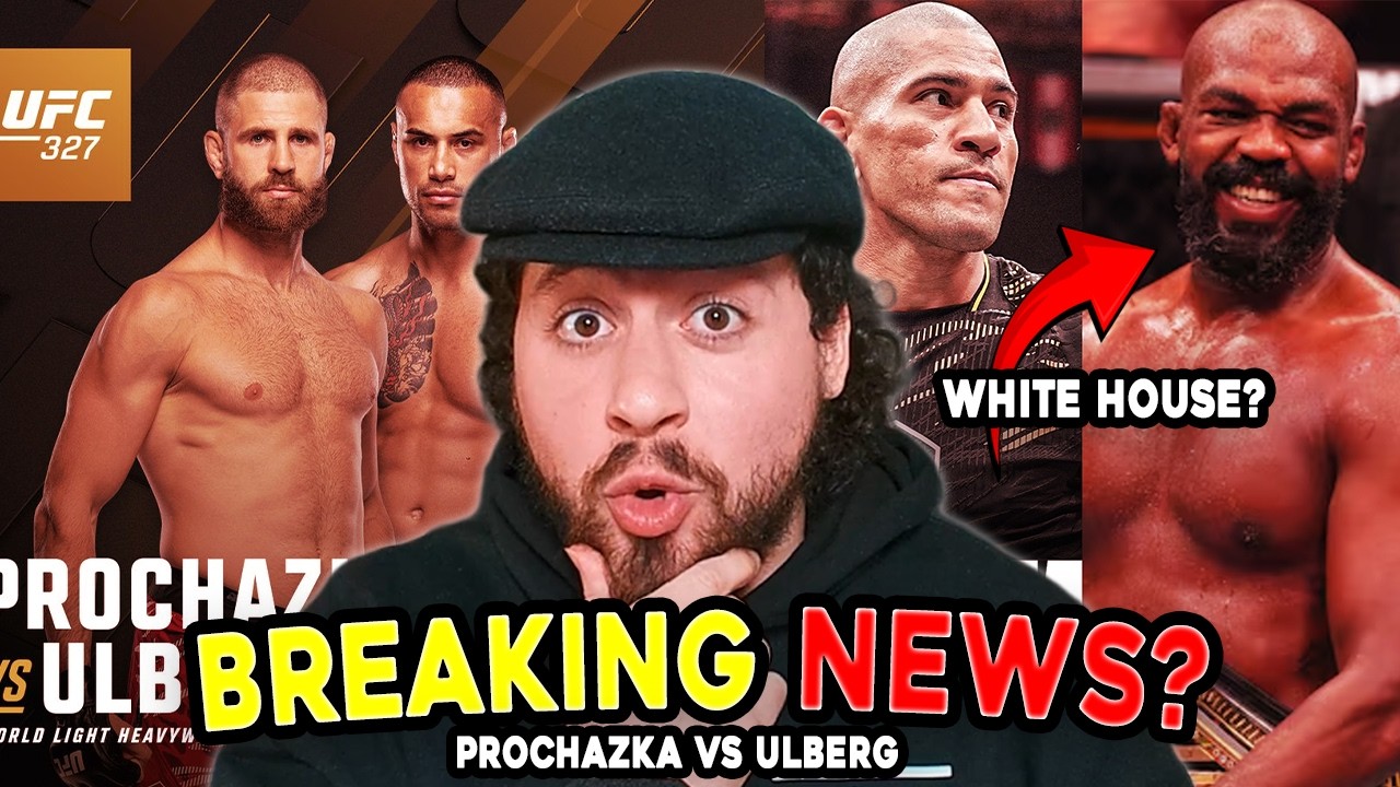 Jones vs Pereira at the White House? Pereira Vacates, Prochazka vs Ulberg Official for UFC 327
