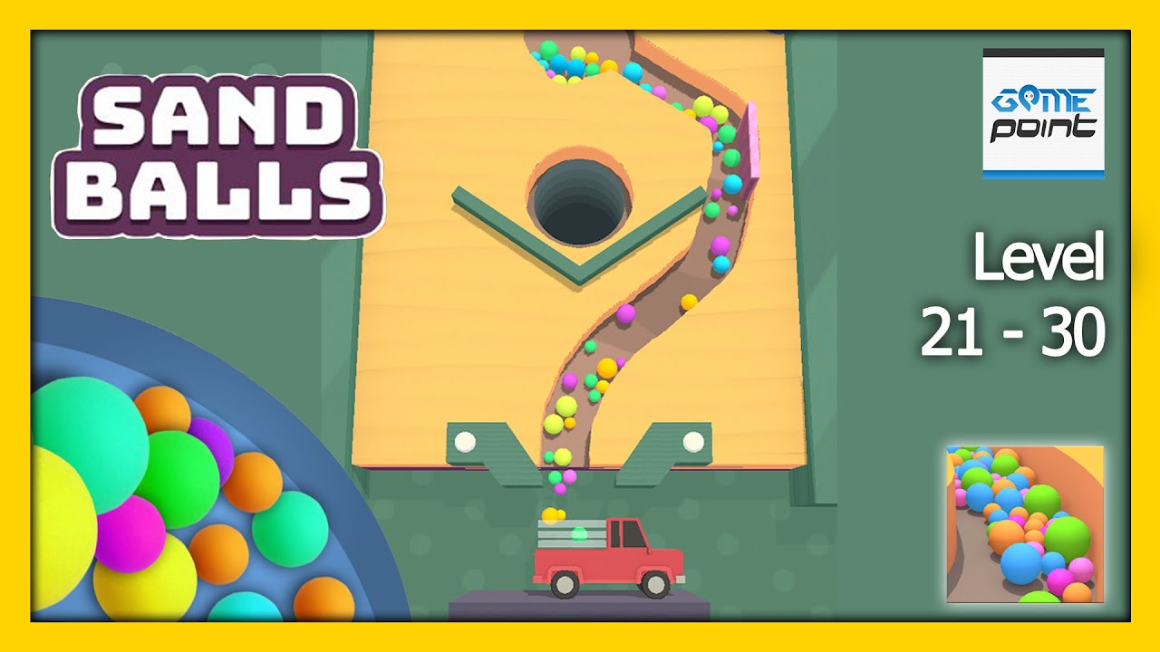 Sand Balls Level 21 - 30 Sand City | Sand Balls Game @GamePointPK
