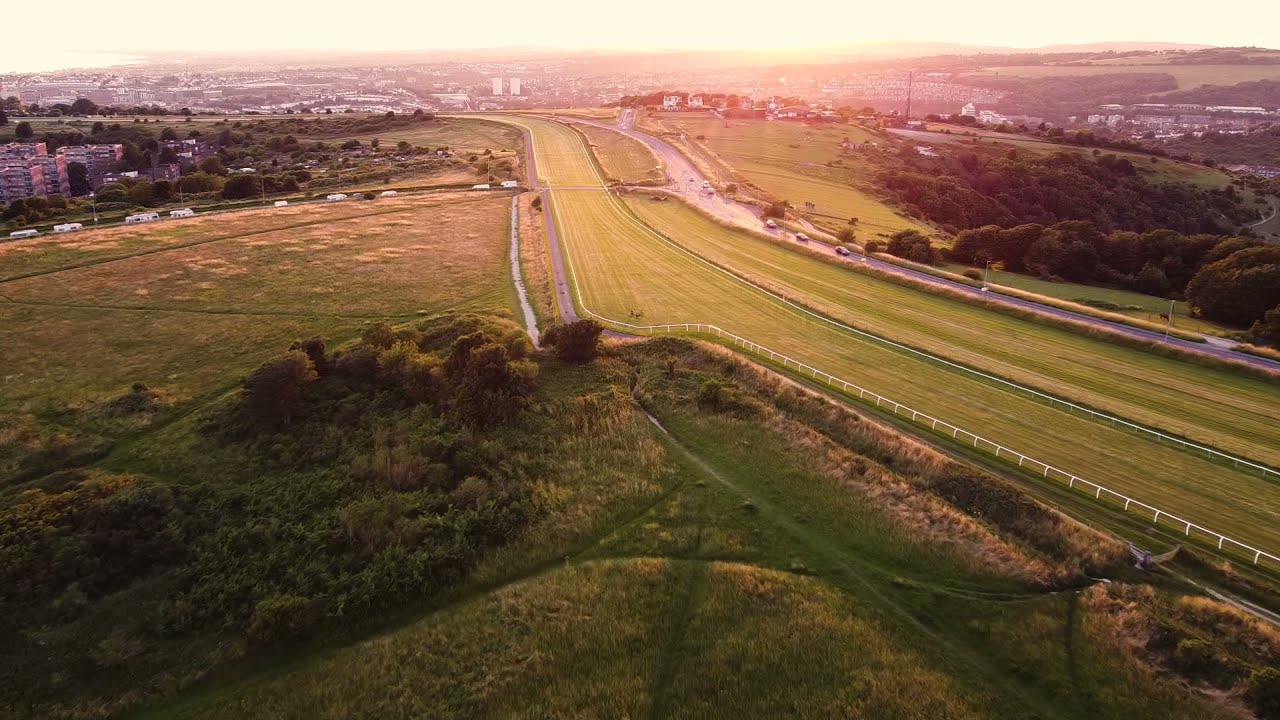 Brighton Race Course Sheepcote Valley Drone Flight DJI Mavic Mini