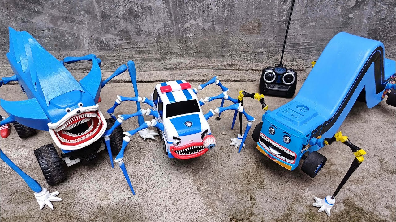 RC Tayo Bus Oleng Laba Laba Panjang, Tayo Dancing Laba Laba Rescue, RC Shin Sonic Eater Compilation