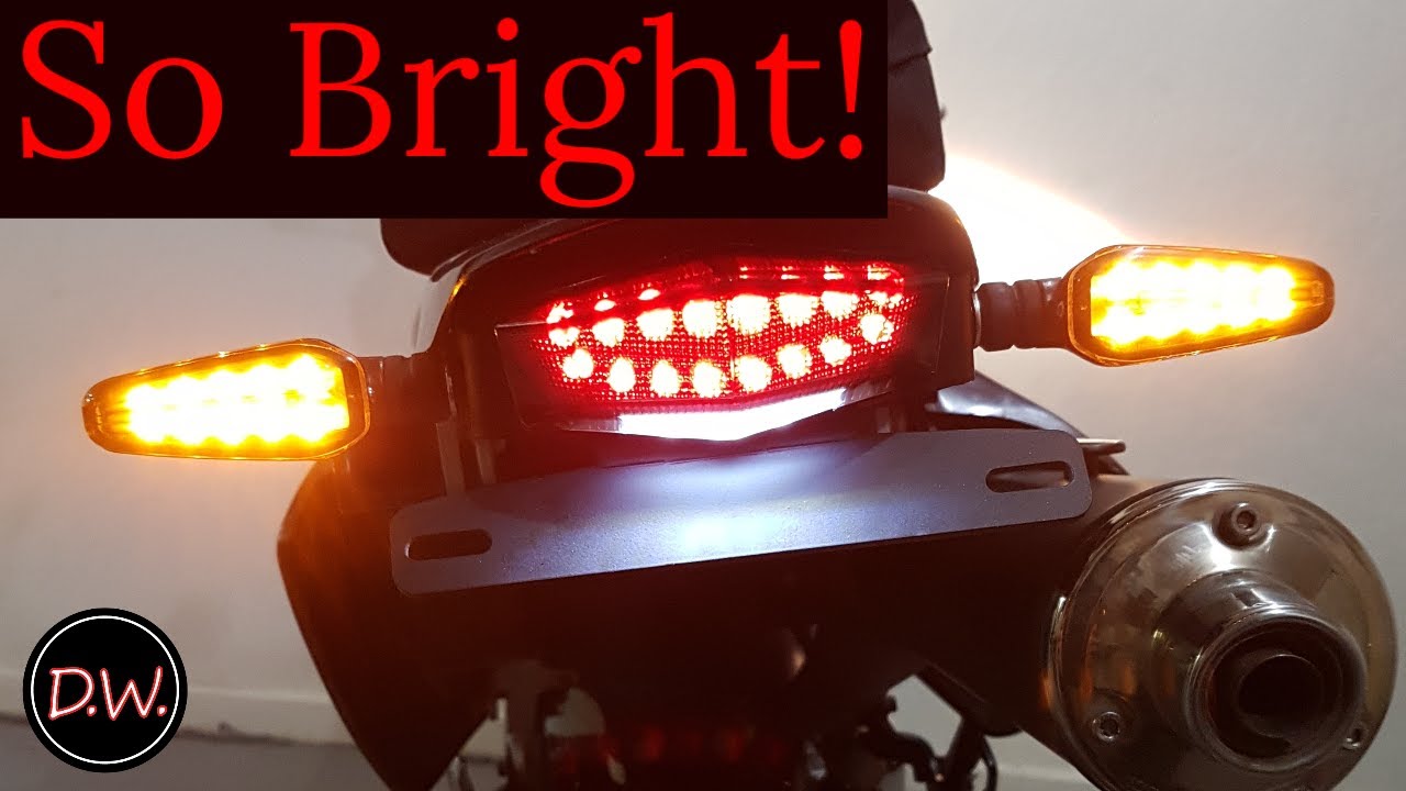 DRC Edge 2 Tail Light.Turn Signals to Running Lights!! Suzuki DRZ 400