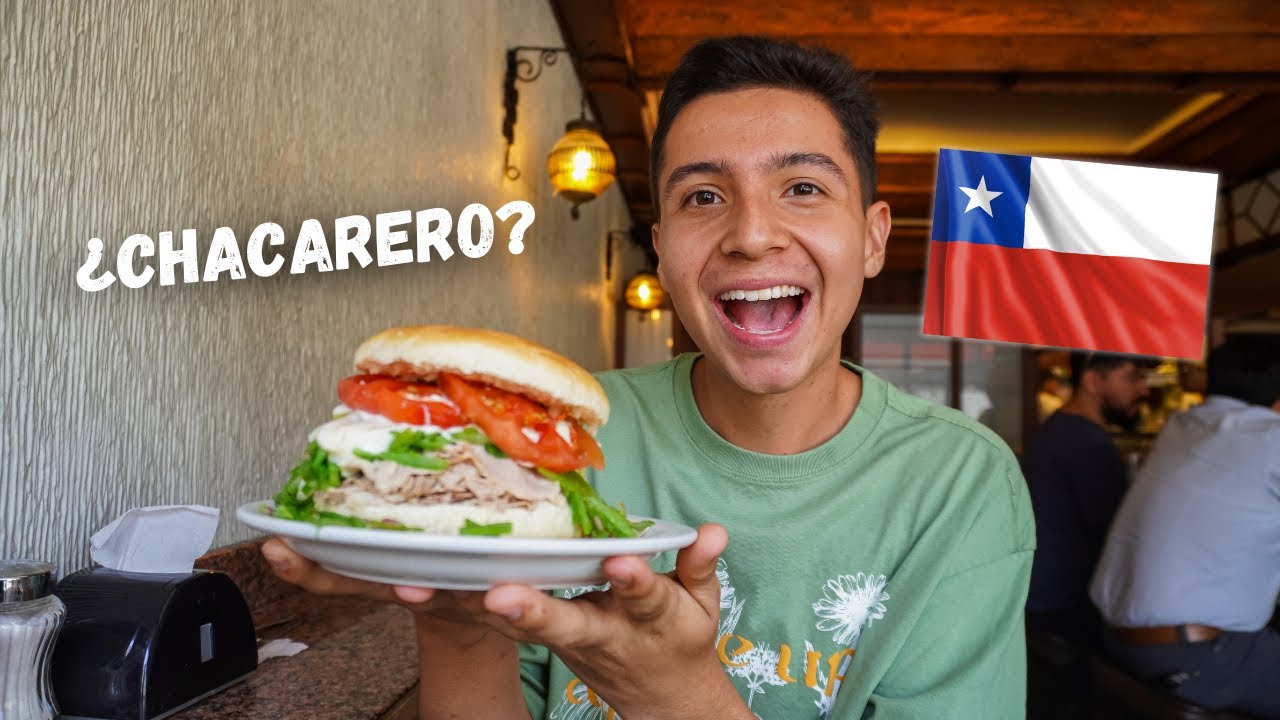 Probando los SANDWICHS TIPICOS de CHILE || Conociendo con Mascu