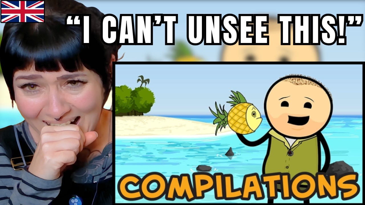 British Girl Reacts to MORE Cyanide & Happiness Compilation - I WAS NOT READY