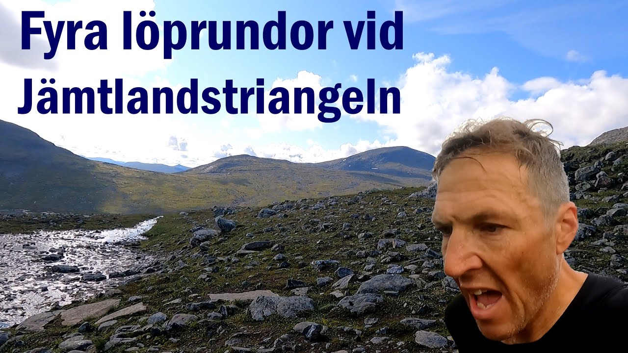 Löpning vid Jämtlandstriangeln - fyra fina löpturer