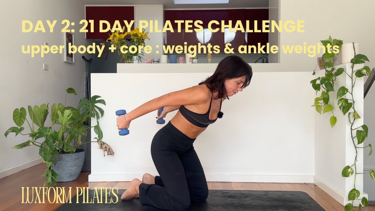 27 minute upper body + core mat pilates