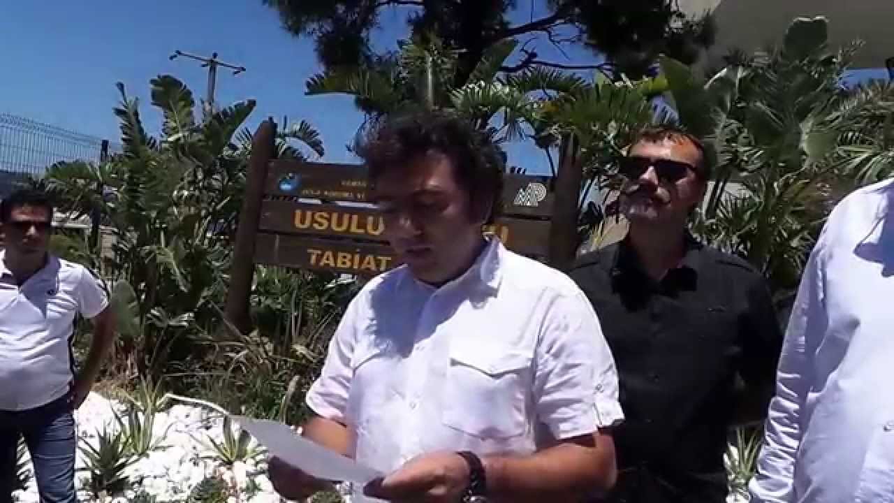 Bodrum MİMOD Usuluk Tabiat Parkı Basın Açıklaması