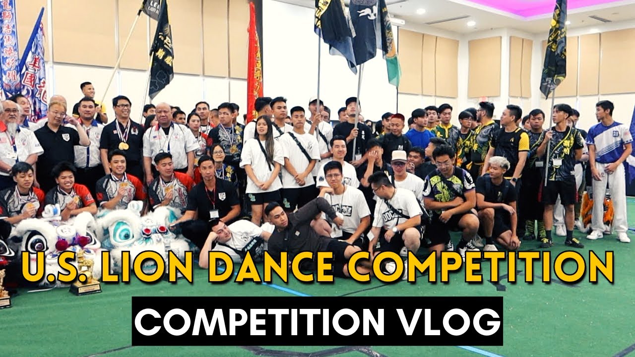 Asian Times Square Texas National Traditional Lion Dance Competition 2022 Vlog