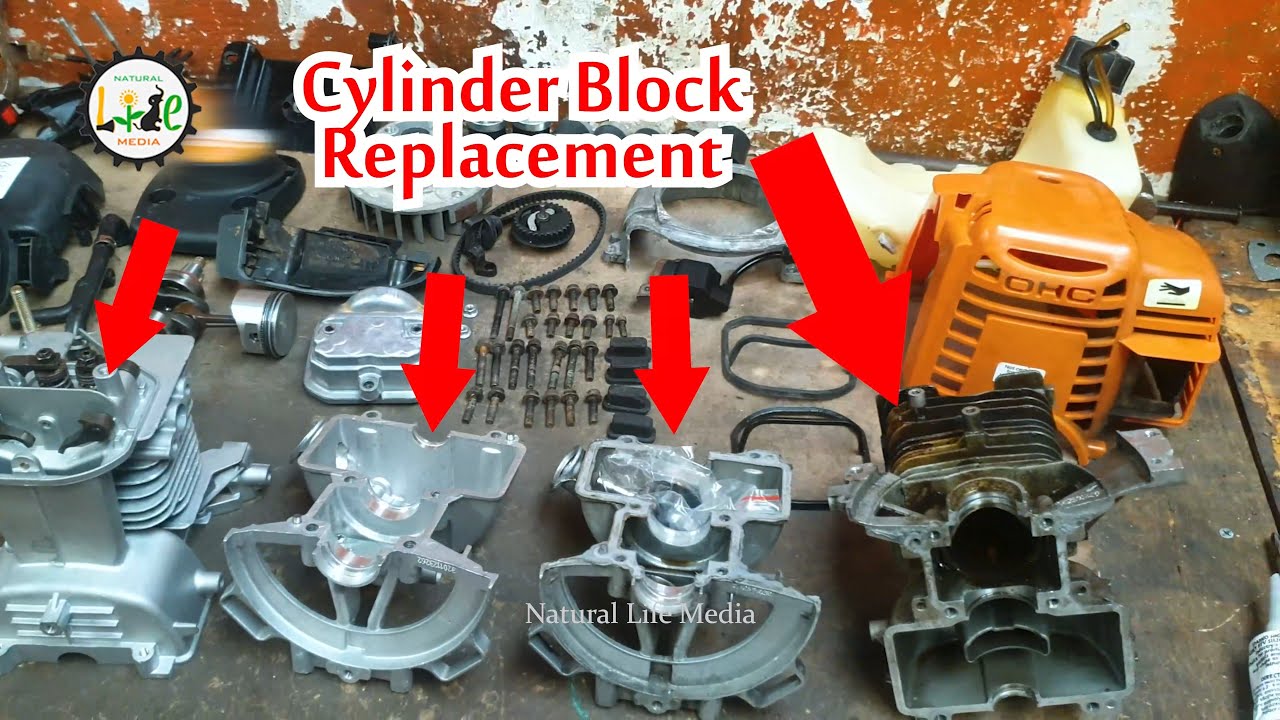 Complete Assembling of a GX35 Engine - 4 Stroke Sprayer Engine Restoration Part2