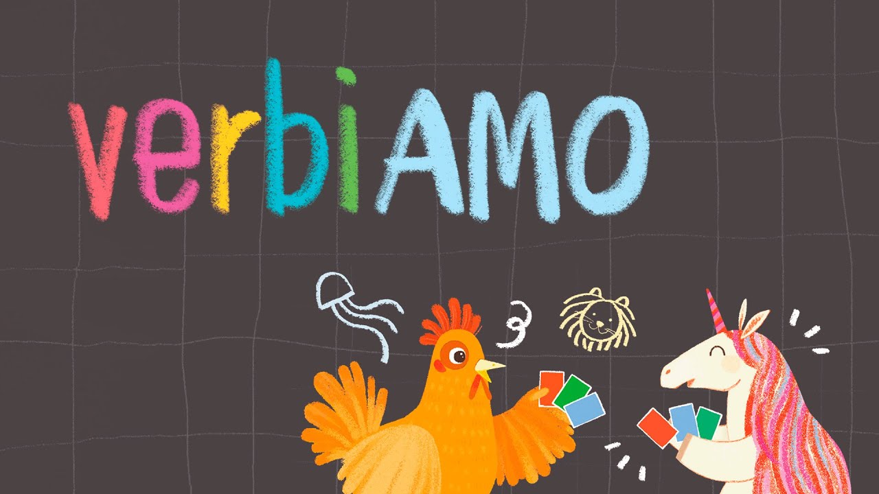 VerbiAMO | Il gioco per imparare i verbi divertendosi | Modi e tempi verbali per bambini 7+