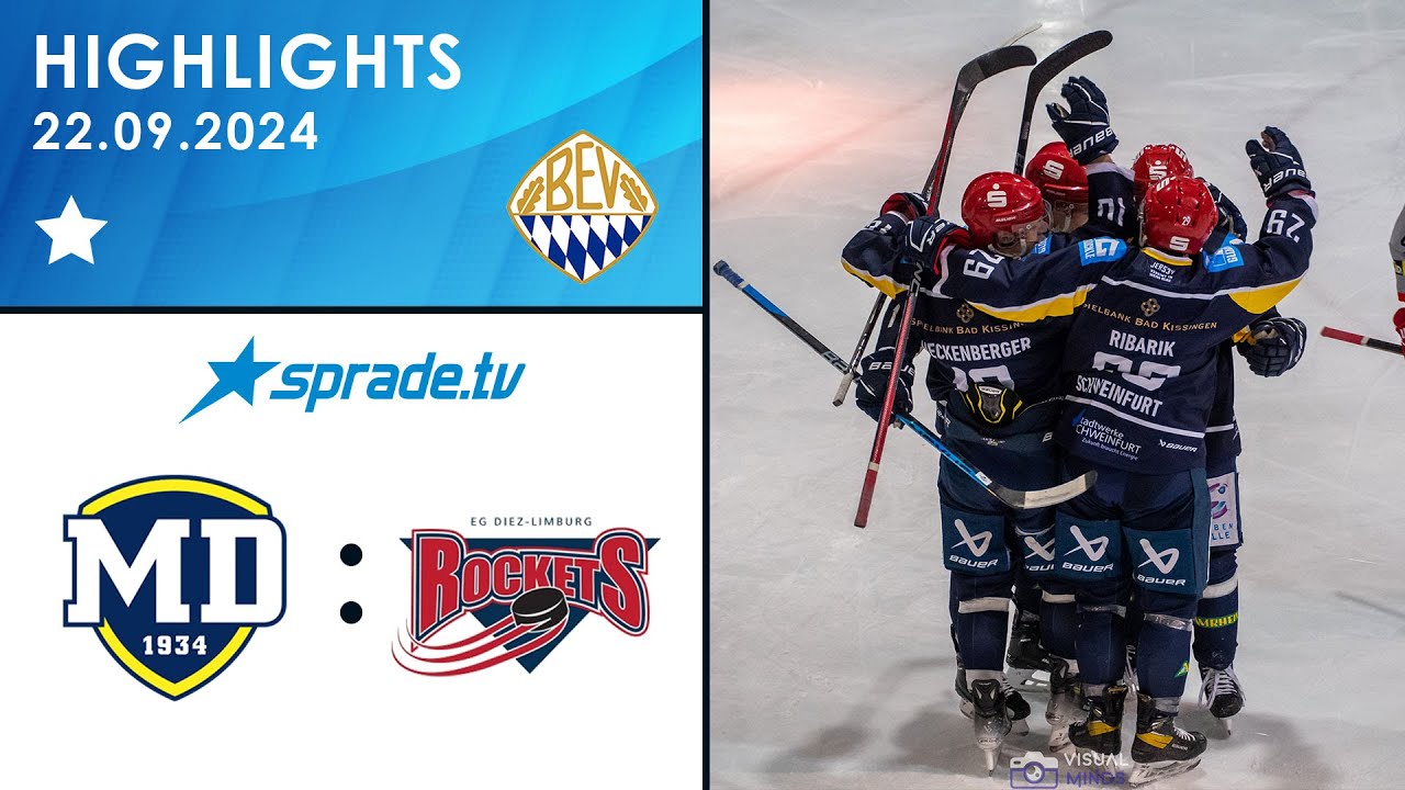 22.09.2024 - Highlights - Schweinfurt Mighty Dogs vs. EG Diez-Limburg Rockets