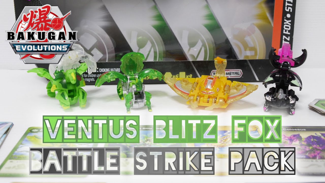 VENTUS PLATINUM BLITZ FOX / AURELUS STINGZER BATTLE STRIKE PACK | Bakugan Evolutions | BAKUGAN UNBOX
