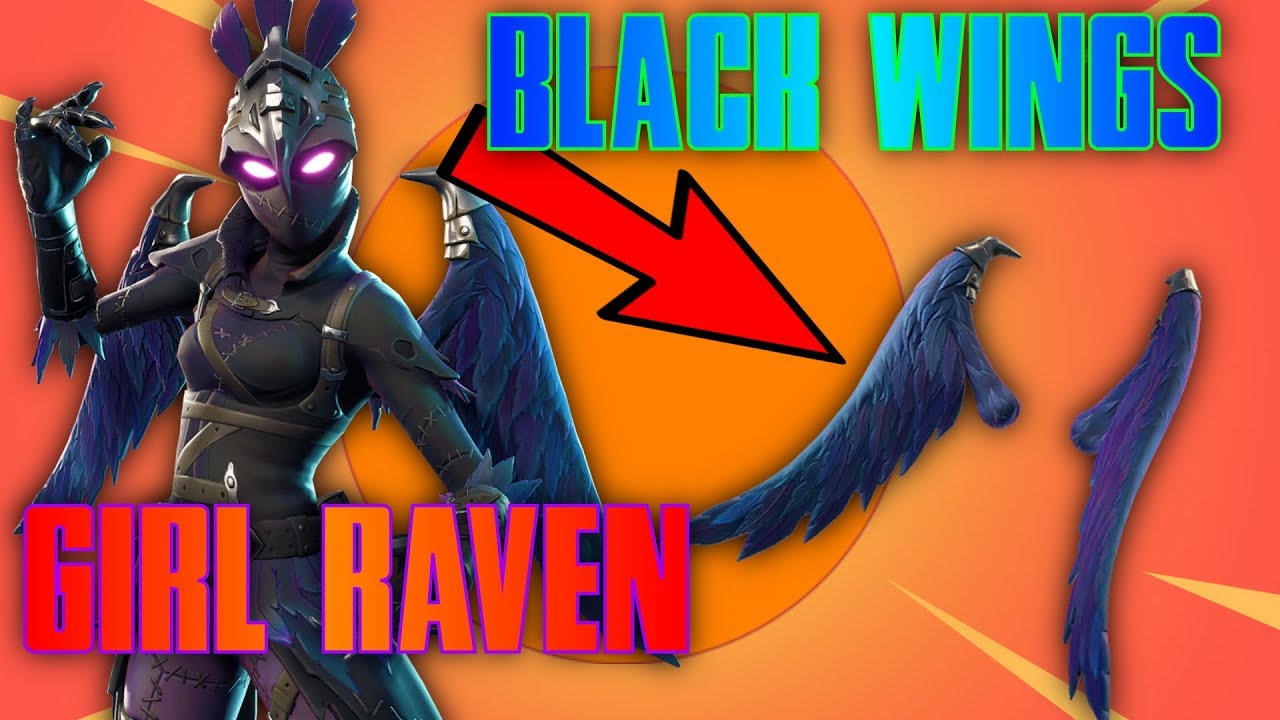 *NEW* RAVEN GIRL (BLACK WINGS INCLUDED) | Fortnite Ravage skin