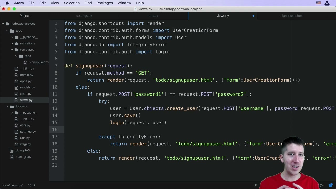 005  Error Handling | Full stack Development | Django | Python | Full Course |