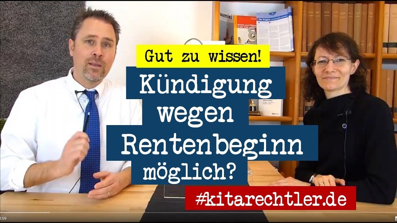 Kitarecht Folge 438 - K&uuml;ndigung von Erzieher bei Rentenbeginn?