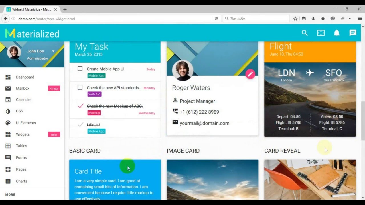 [FullPSD.COM] Materialize &ndash; Material Design Admin Template free download