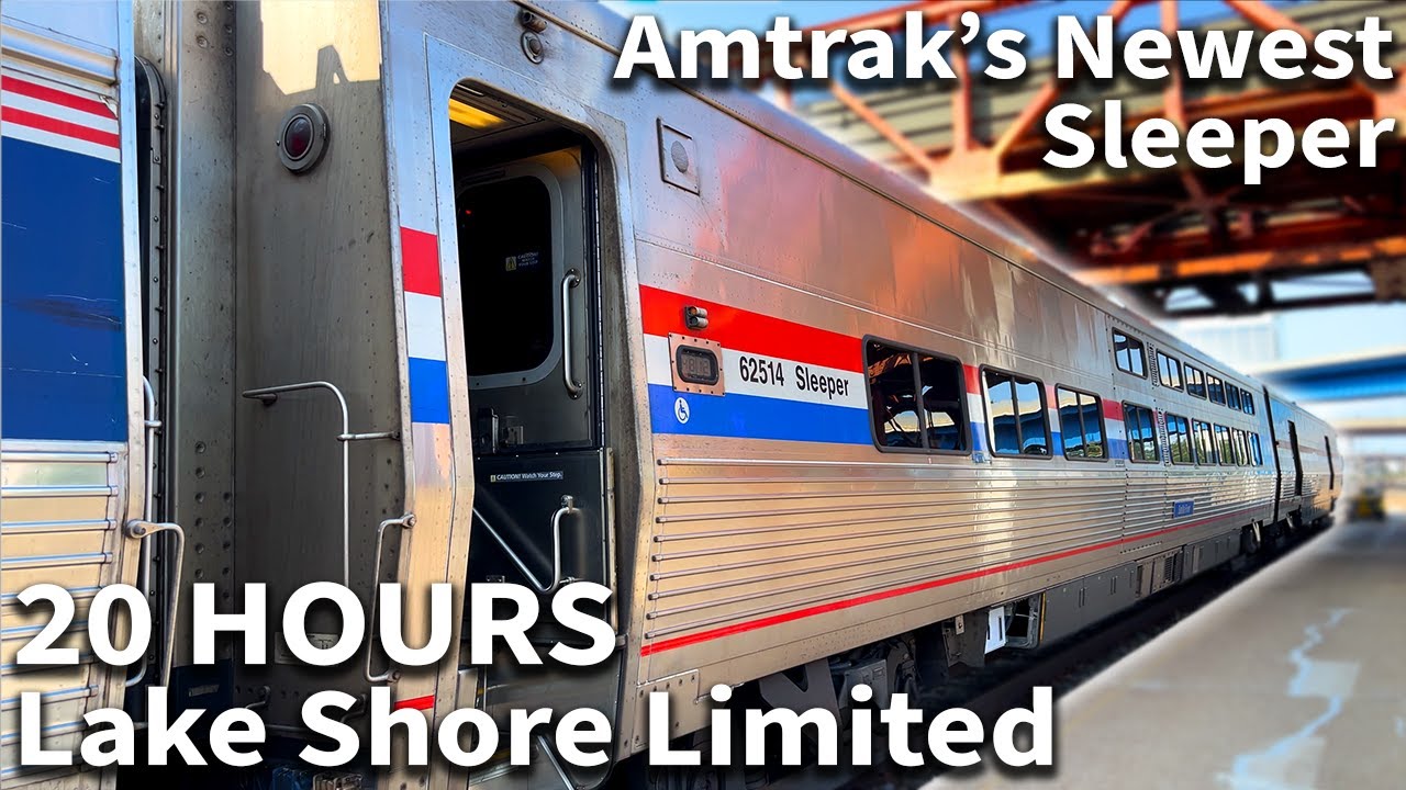 The Lake Shore Limited: Chicago to NYC on a Viewliner 2! Amtrak's NEWEST Sleeper