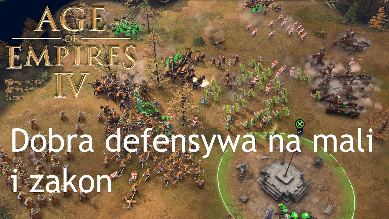 Age of Empires IV rankedy drużynowe - Dobra defensywa na mali i zakon