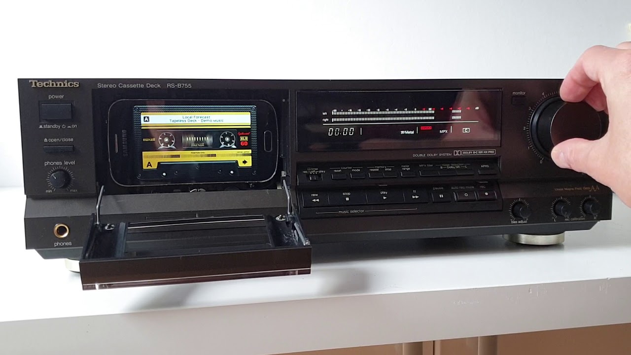 TECHNICS RS-B755 as MP3/FLAC player - Tapeless Deck Project