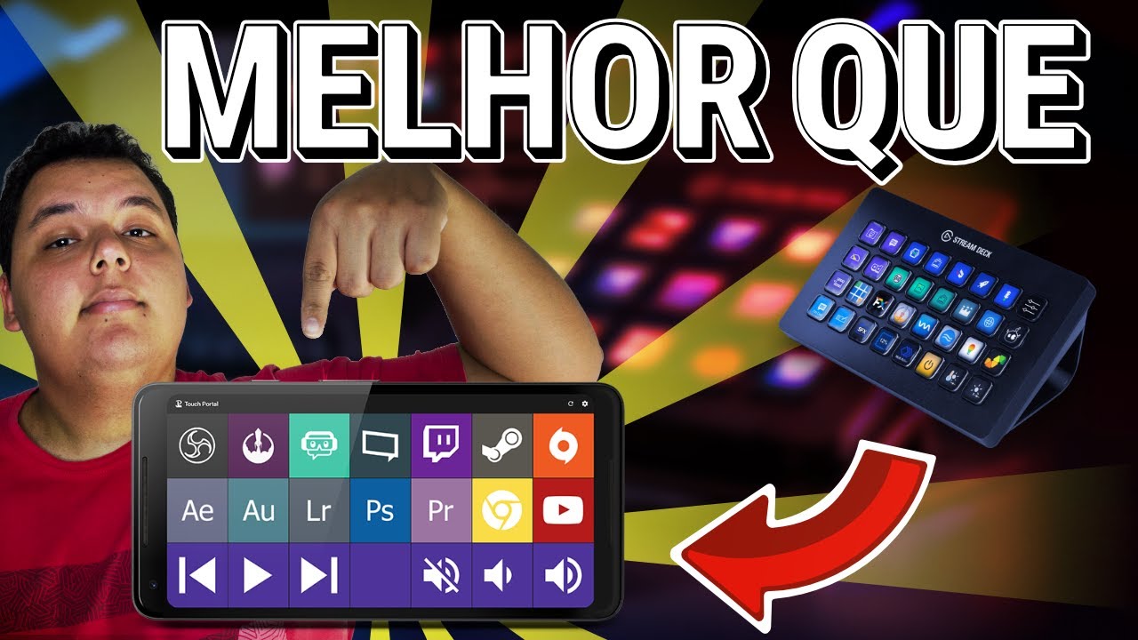 TOUCH PORTAL - STREAM DECK GRATUITO! - Ajudando Streamers #12!