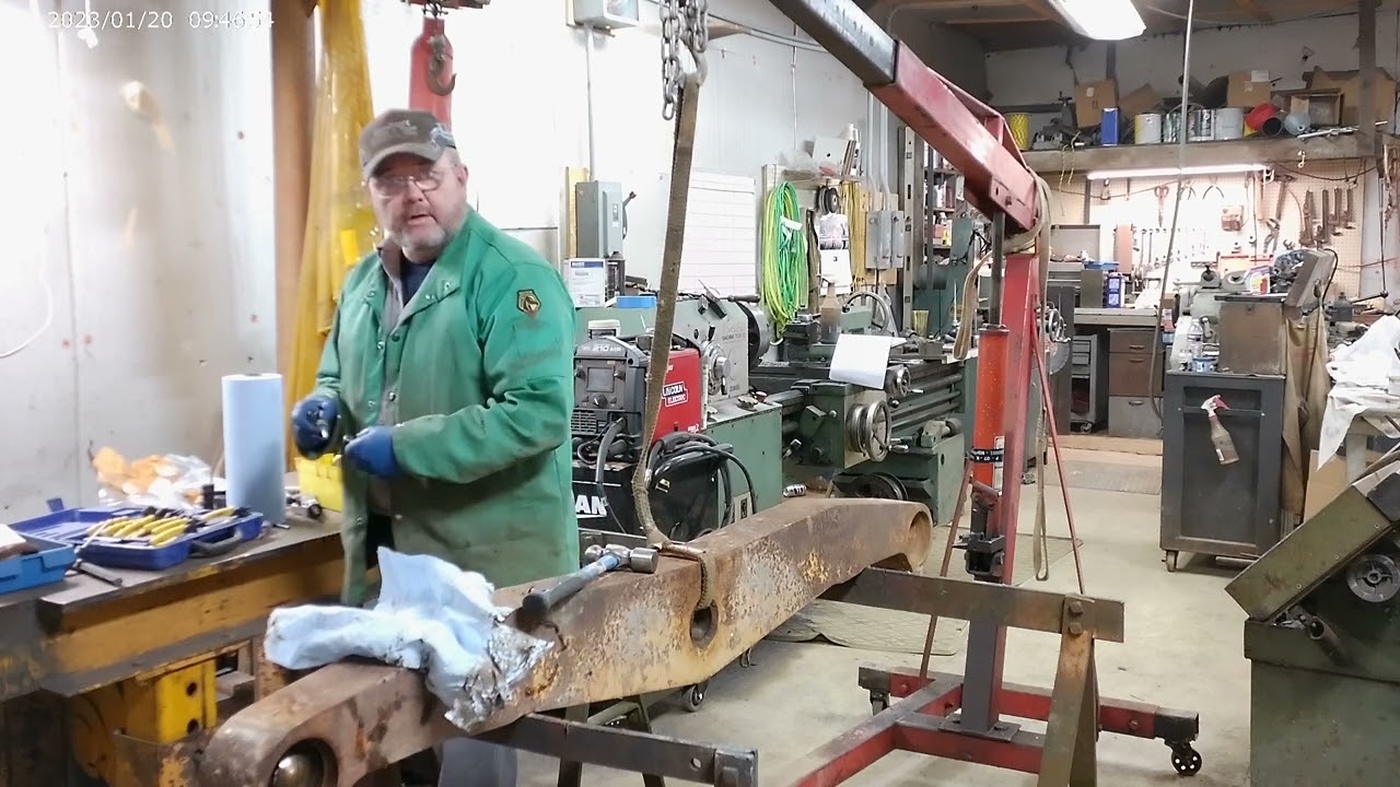 D6 Dozer Equalizer Bar Repair  Part 1