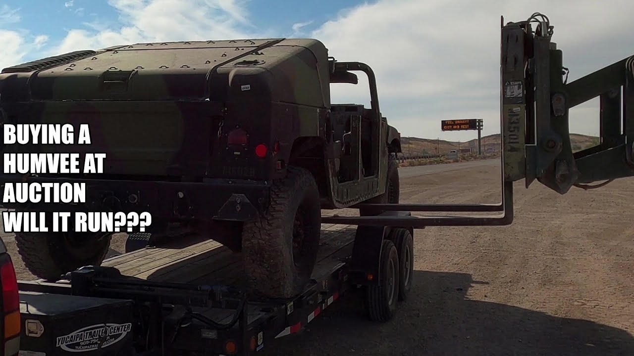 I Bought a Humvee From GovPlanet. Will it Start? HMMWV M1114 MCTAGS