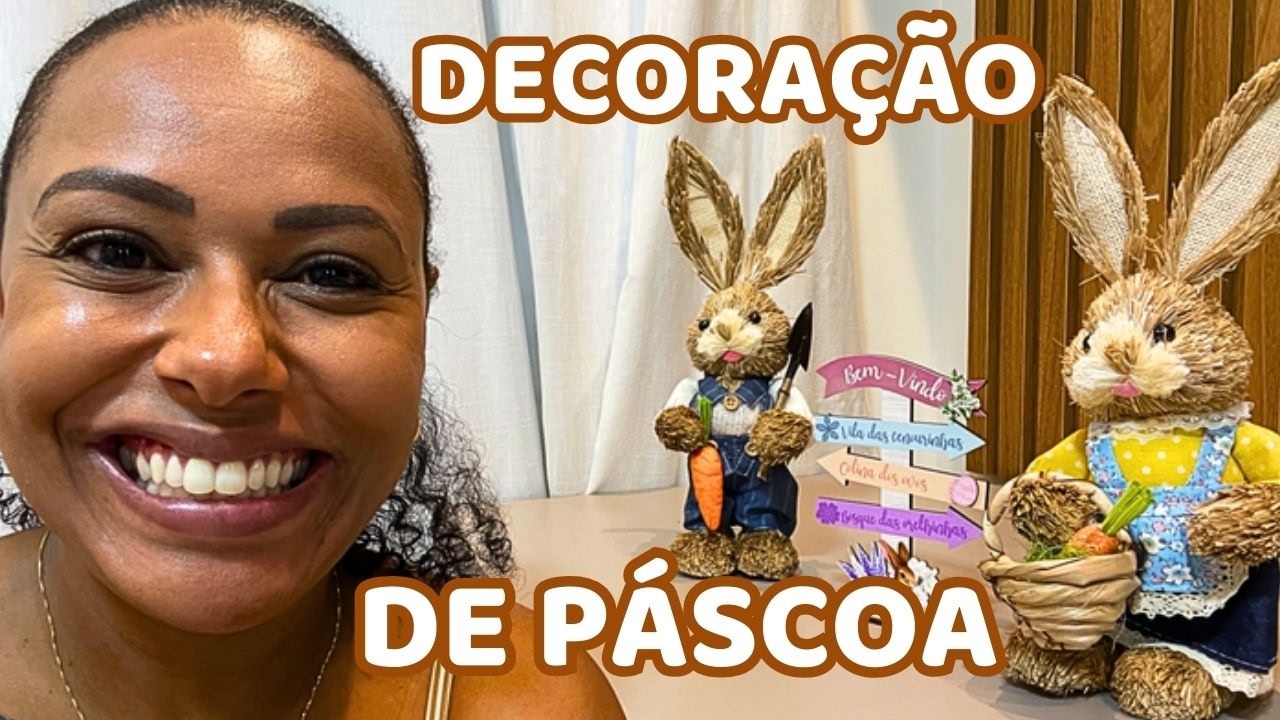 Decorei Minha Casa Para a Páscoa 🐰✨ | Ideias Simples e um Tour Pela Decoração