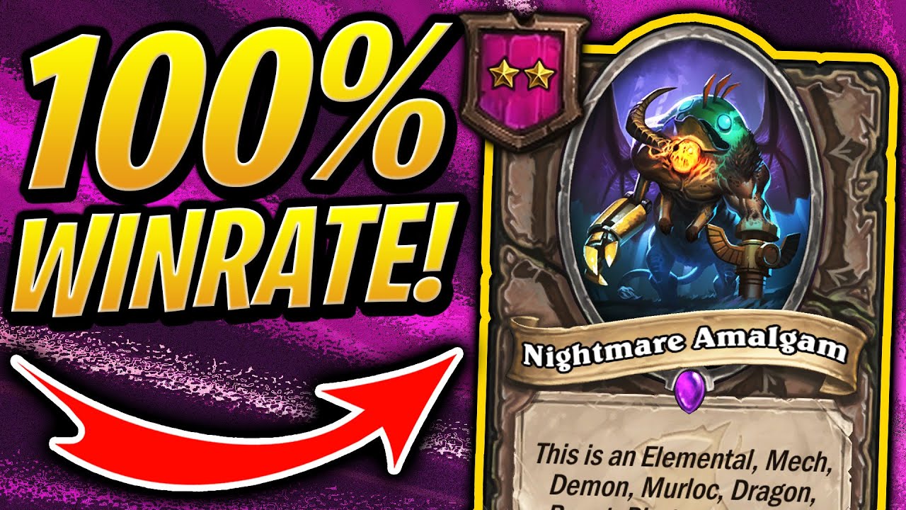 This CARD Will Give You 100% WINRATE! | Hearthstone Battlegrounds | HS Auto Battler