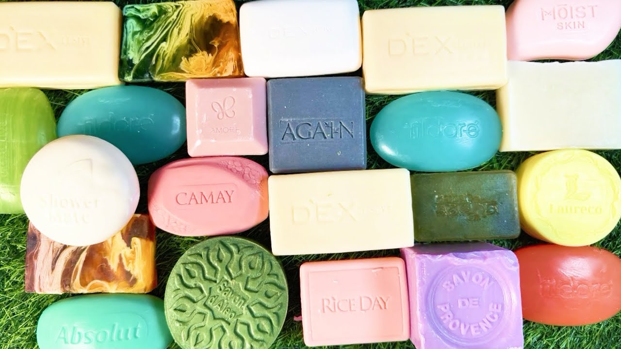 ASMR Soap Collection | Colorful Soap Bars & Satisfying Textures | No Talking 🧼💖