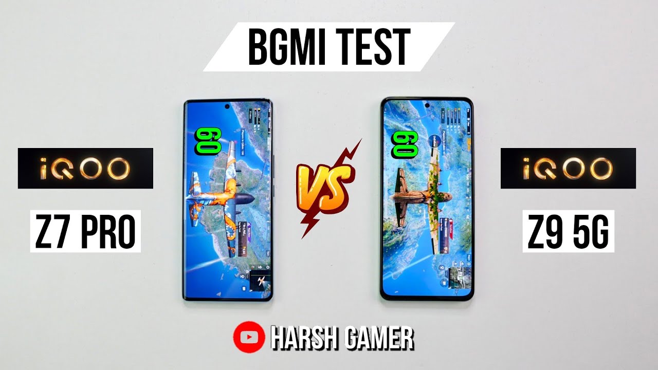 iQOO Z9 vs iqoo Z7 Pro Pubg Test With FPS Meter, Heating and Battery Test | Shocking Results 😱