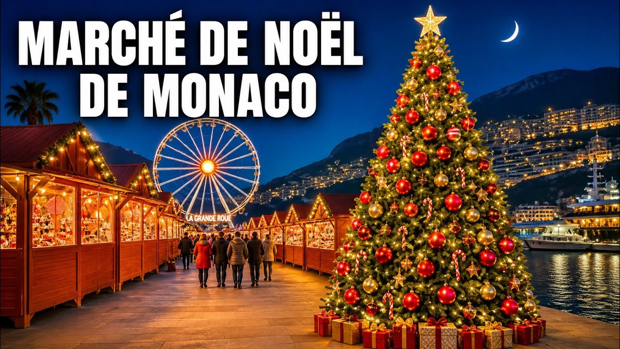 Marché de Noël de Monaco – Nocturne